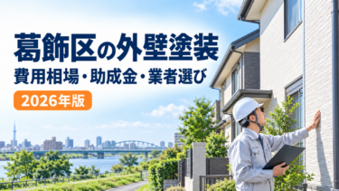 葛飾区の外壁塗装｜費用相場・助成金・業者選び【2026年】
