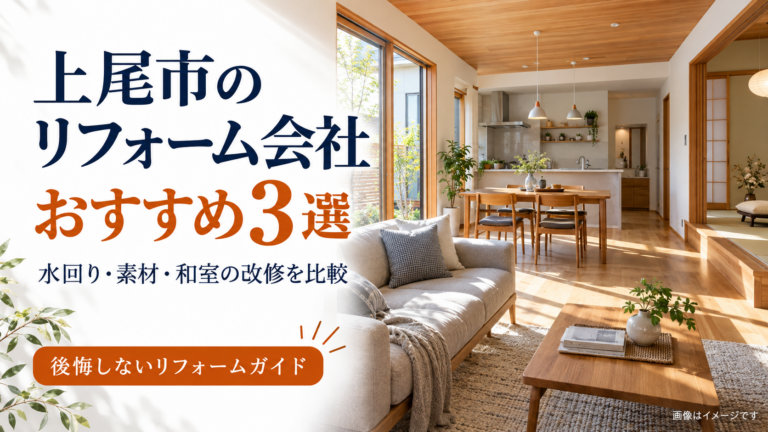 上尾市のリフォーム会社おすすめ3選を紹介する、木の天井と明るいダイニングのあるLDKのイメージ